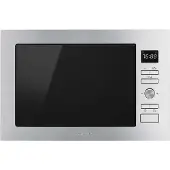 Smeg Fmi425x Inbyggd Mikrovågsugn Med Grill