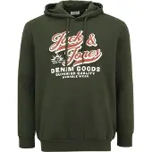 Jack & Jones Logo 2 Plus Size Huvtröja