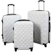 Borg Living Resväska - Diamant vit - Hardcase lättviktsresväska