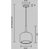 Maytoni Glas pendellampa Spirito, Vitt / opal, Vardagsrum / matsal, Glas, Pendellampa