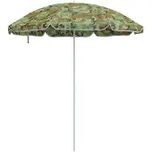 vidaXL Badparasol Kamouflage 263 x 263 x 272 cm Polyester och metall