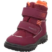Superfit Snöboots 'HUSKY' silvergrå / korall / burgunder