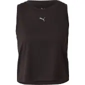 Puma Sporttopp 'Cloudspun' ljusgrå / svart