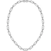 BOSS Brushed and polished chain necklace
