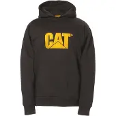 CAT varumärke bomull herr svart hooded sweatshirt