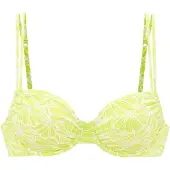 Venice beach Bikiniöverdel limette / vit