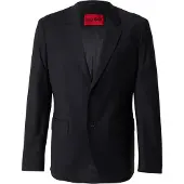 HUGO Modern-fit suit jacket in a stretch-wool blend