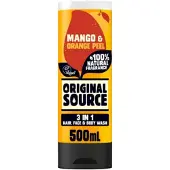 Original Source 3-i-1 Kroppstvål med Mango och Apelsinskal - 500ml