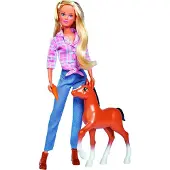 Steffi Love Steffi med häst som gör bajs
