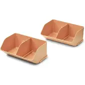 Liewood Skrivbordsbehållare - Rosmarin - 2-pack - 27,5x19 cm - - One Size - Förvaring
