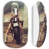 CAPACHEAP Souris sans fil Moto sexy girl