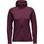 Black Diamond Women's Coefficient Fleece Hoody Blackberry