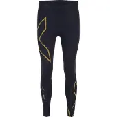 2XU Men's MCS Run Compression Tights Black/Gold Reflective