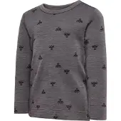 Hummel Tröja - HmlMini - Ull - Träkol Grey - - 2 år (92) - Tröja