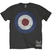 Ginza.se The Who: Unisex T-Shirt/Target Distressed (Black) (Small)