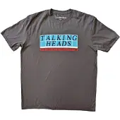 Ginza.se Talking Heads: Unisex T-Shirt/Tiled Logo (Charcoal Grey) (Large)
