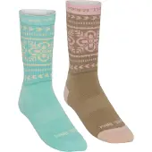 Kari Traa Women's Puffin Sock 2-pack Bright Turquoise