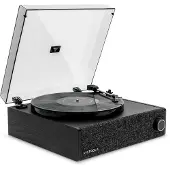 Victrola Eastwood LP, remdriven skivspelare, Svart, MDF, Plast, 33 1/3,45,78 rpm, 33 1/3,45,78 rpm, 352 mm