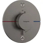 Hansgrohe Termostat inbyggd Select S rund 2/utl b/svart
