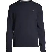 Gant for man. 87211 Navy crew neck jumper (M), Casual, Wool, Classic