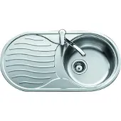 Teka Dr-80 1c 1e Circular Vask Med Avrinningsyta