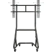 TooQ FS20200M-B Fast TV-stativ med hjul för 60" till 105" TV-apparater - Stöder 100 Kg