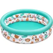 Bestway 51008 uppblåsbar pool Safari Animals 102 cm x 25 cm