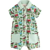 Next Sparkdräkt/body 'Cath Kidston Romper' mint / blandade färger