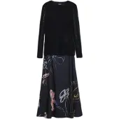 Desigual Svart Polyester Klänning för Damer