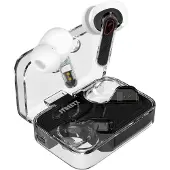 STREETZ T250 TWS hörlurar, ENC, Transparent, Black