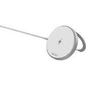 Deltaco Magnetic wireless charger, 15W for Apple / Samsung QI2