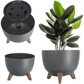 Lamela Roma blomkruka 880-82, plast, Ø 29 cm, mörkgrå