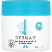 DERMA E , Te Tree & Vitamin E Läkemedelskräm, 4 oz (113 g)
