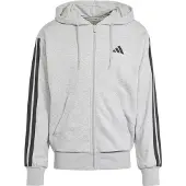 Adidas Essentials 3 Stripes French Terry Sweatshirt Med Dragkedja