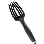 Olivia Garden Fingerbrush Combo Black Medium Size