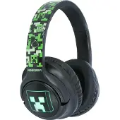 OTL TECHNOLOGIES MINECRAFT Headphone Over-Ear Wireless LED Light Sharing Aux