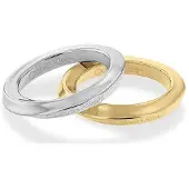 Calvin Klein Twisted 2 -Piece Ring Set