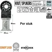 Cmt Instickssågblad OMF160 Wood & Nails Long Life; BiM; 35 mm; 1 st.