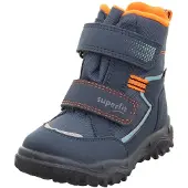 Superfit Snöboots 'Husky' marinblå / ljusblå / orange