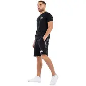 Lonsdale Byxa 'Scarvell' svart / vit