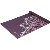 Gaiam hopfällbar yogamatta lila 2 mm