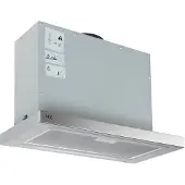 AEG DPS3640AM - Kåpa - teleskopisk - bredd: 59.8 cm - djup: 30 cm - utsug och återcirkulering (med extra återcirkuleringssats) - grå