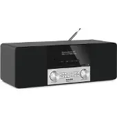 Technisat CD-radio DIGITRADIO 3 ASA DAB+, FM inkl. fjärrkontroll, Batteri-laddningsfunktion Svart