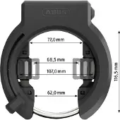 ABUS 6950m Am Nr Bk Xplus Cykelramlås
