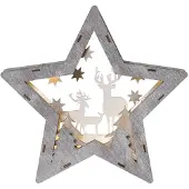 Star Trading Bordsdekoration Fauna | 25x24cm | brun []