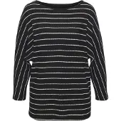 Vivance T-shirt svart / vit