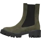 ONLY Chelsea boots 'ONLBETTY' choklad / grön