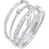 Elli Smyckeset 'Kristall' silver