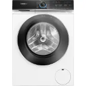 Siemens iQ700 WG44B2A40 - Tvättmaskin - Wi-Fi - Fördjupning - bredd: 60 cm - höjd: 85 cm - frontmatad - 65 liter - 9 kg - 1400 rpm - vit med krom flytande matt/svart dörr