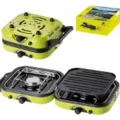 Meva DUAL COMPACT + GRILL dubbel campingkamin